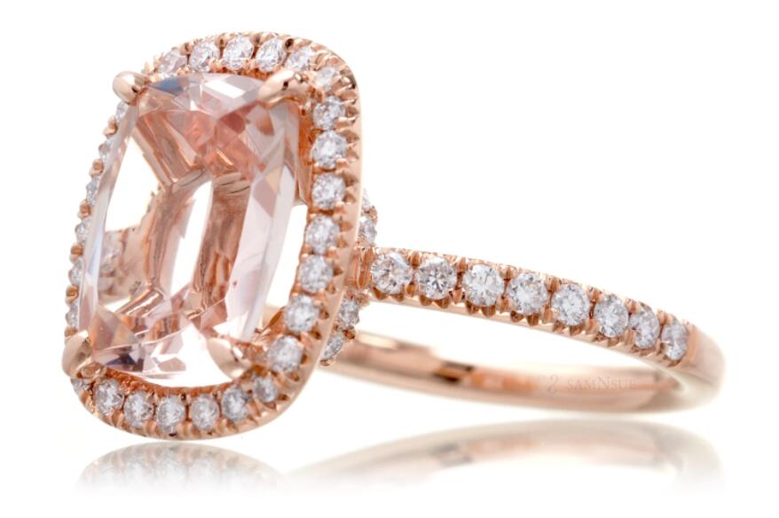 Rose Gold 925 sølvring specialfremstillet engros