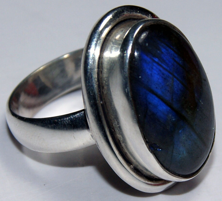 Bague de dame labradorite en gros personnalisée |Fabrication de bagues personnalisées |Fabrication de bijoux en argent 925