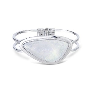 925 sterlings silver manufcturer custom made moonstone Triangle Bangle