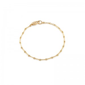 Fashion 18K Chain Ladder Chain Bracelet Custom Jewelry Manufacturer