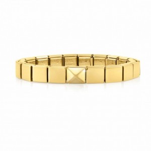 Ankara-Schmuckgroßhändler, maßgeschneidertes, komponierbares, glamouröses goldenes Armband aus Vermeil-18-Karat-Gold auf 925er Sterlingsilber