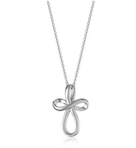 Custom wholesale Sterling Silver Celtic Cross Pendant Necklace