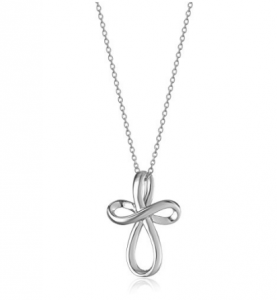 Collana con ciondolo croce celtica in argento sterling all'ingrosso personalizzata