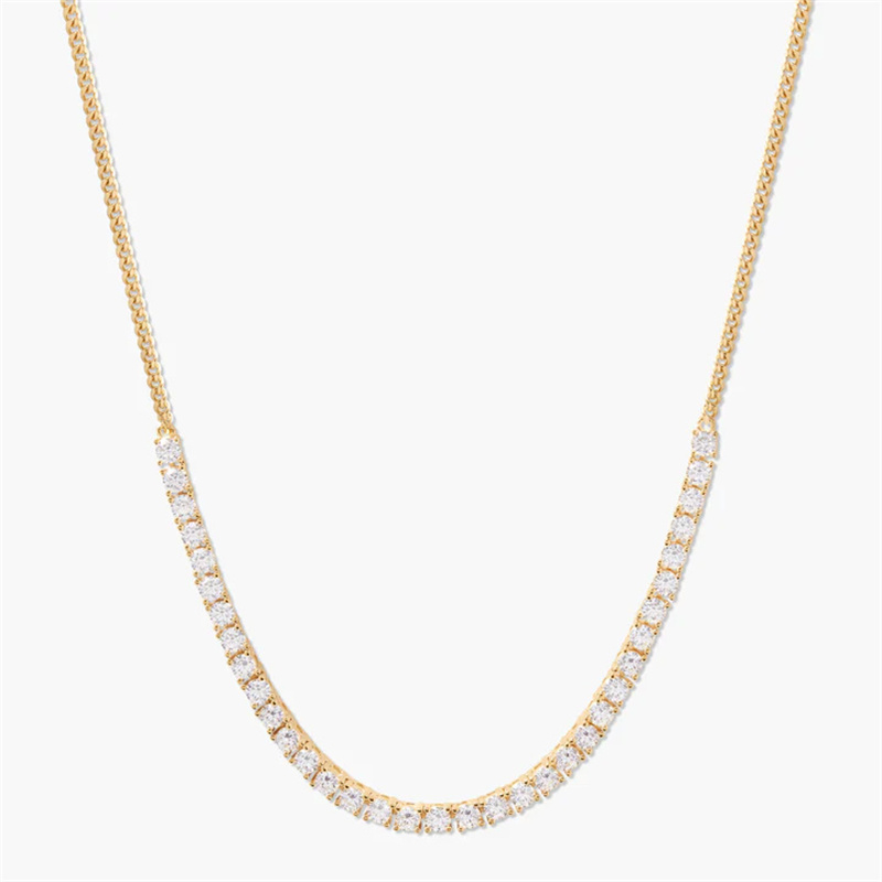 High Quality CZ Gold Necklace Customisation Service