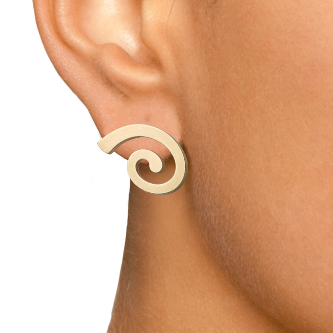 Belle boucle d'oreille délicate du fabricant en argent sterling 925