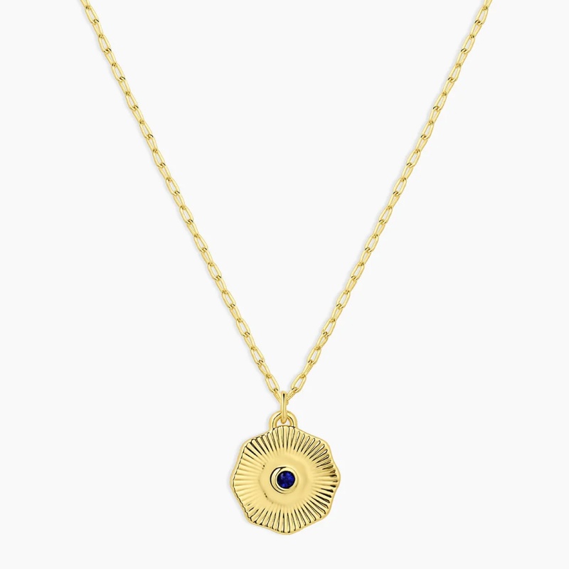 Birthstone Coin Necklace OEM OEM Production Manufacturer