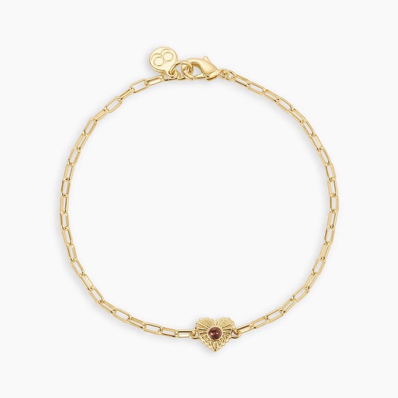 The Manufacturer of OEM Silver Jewelry Birthstone Heart Bracelet