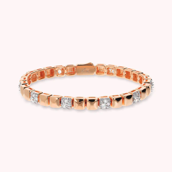 Customize Your Own Jewelry Bracelet with Cubic Zirconia Pavé
