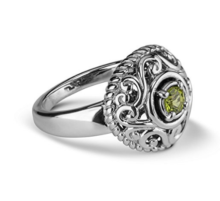 Anpassad grossist äkta 925 Sterling Silver Birthstone Ring, storlek 5