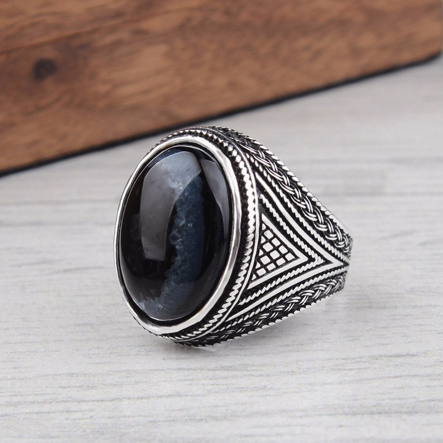 Mórdhíol CZ Man Ring Sterling Silver mórdhíola Custom Silver OEM / soláthraí Jewelry ODM tSín