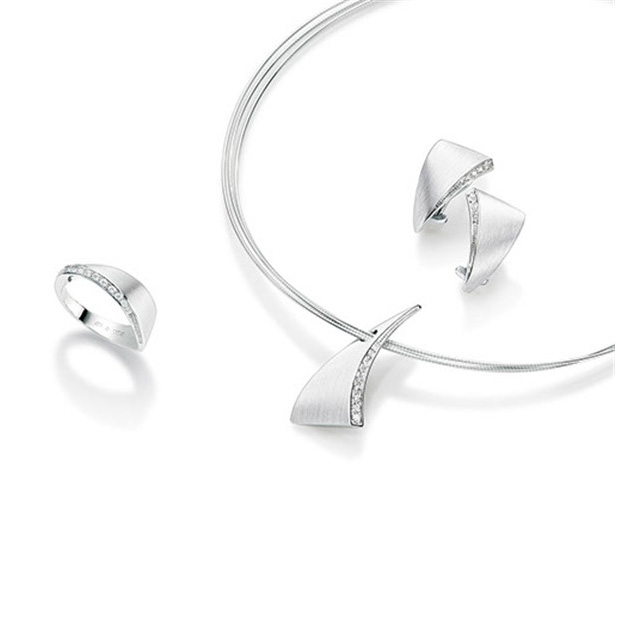캐나다 로듐 주얼리 제조업체 맞춤형 디자인 반지, 귀걸이, 목걸이