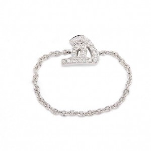 Chain design by your idea,rhodium filled CZ silver bracelet jewelry