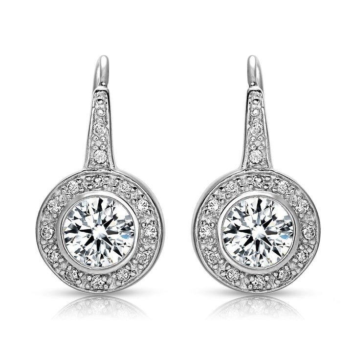 China Wholesale CZ Fashion hoop earrings Jewelry Distributor
