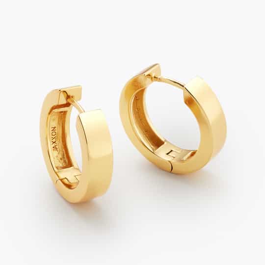 Classic Hoop Earrings Custom Personalized OEM Fine Jewellery in Gold and Silver