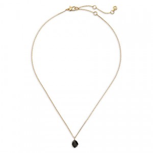 Collana con mini pendente in zirconi colorati con placcatura in oro 14k su fornitore OEM ODM in argento sterling