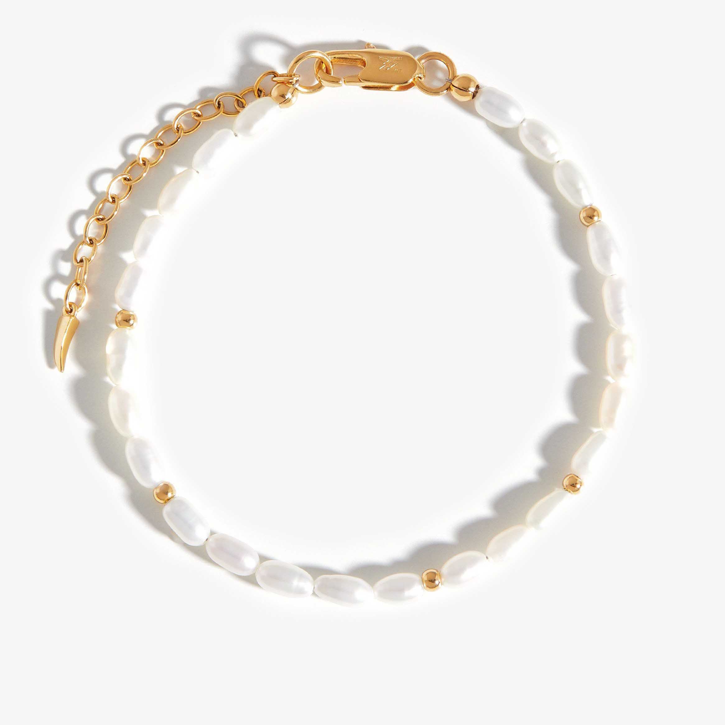 Coming China to look for pearl bracelet in 18k gold plated on sterling silver wholesalers