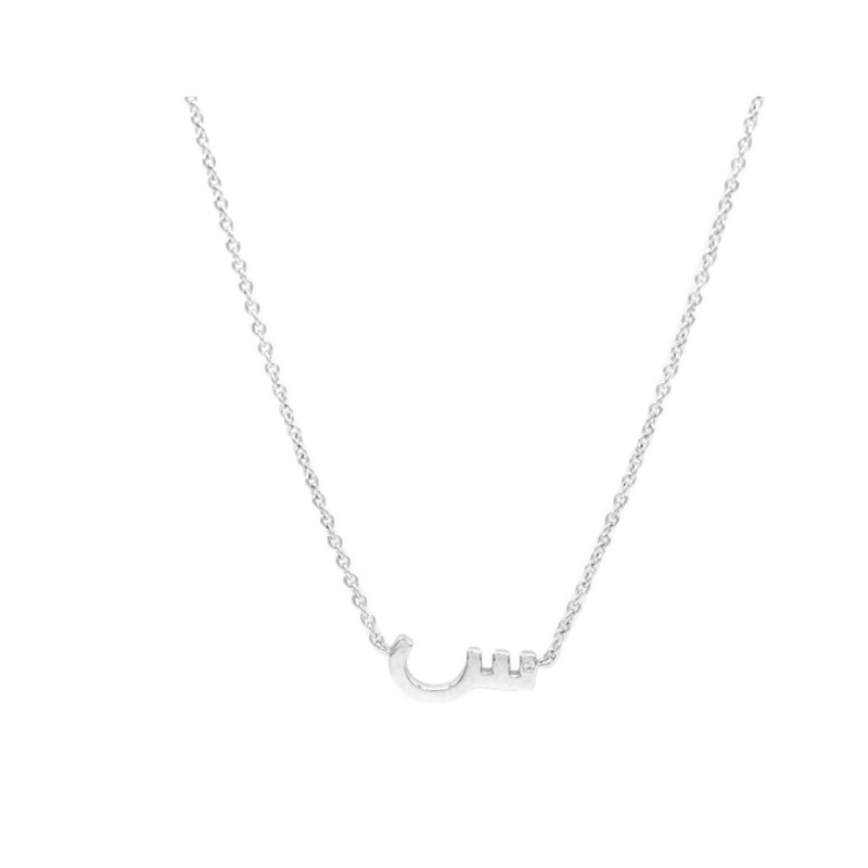 Créez des bijoux de collier en argent pour fille personnalisés et donnez vie à votre design, grossiste