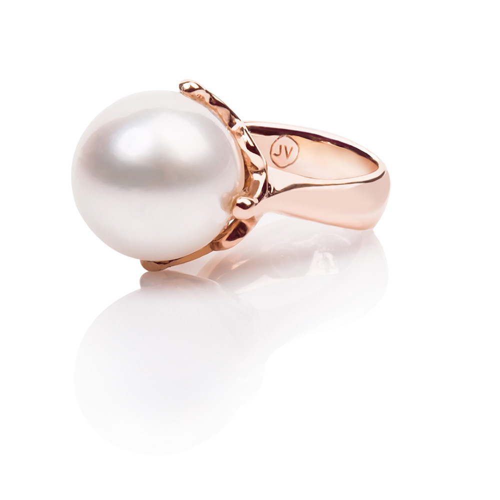 Crea joyas grabadas personalizadas, anillo de plata bañado en oro rosa de 18k