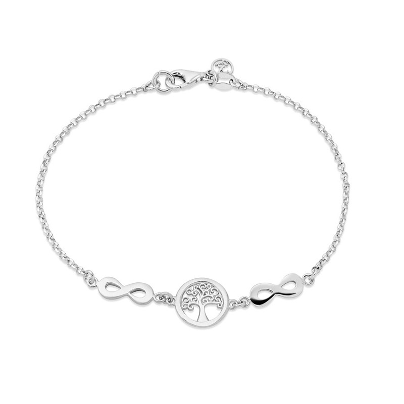 Créez les bijoux de vos rêves, bracelet arbre de vie en argent 925 rempli d'or rose 18 carats OEM