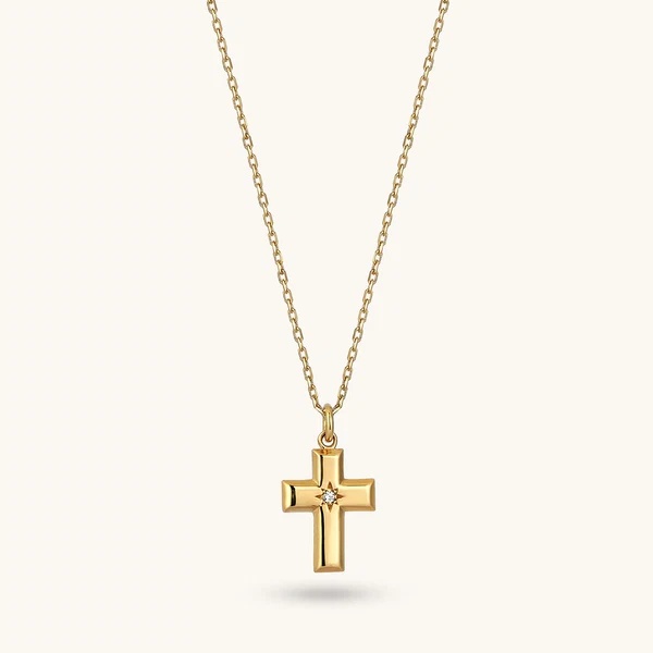 Manufacturer Custom Jewelry OEM ODM Gold Filled Cross Necklace