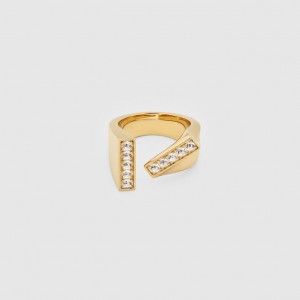 Fabricante de joyas chapadas en oro personalizado con anillos de circonia cúbica