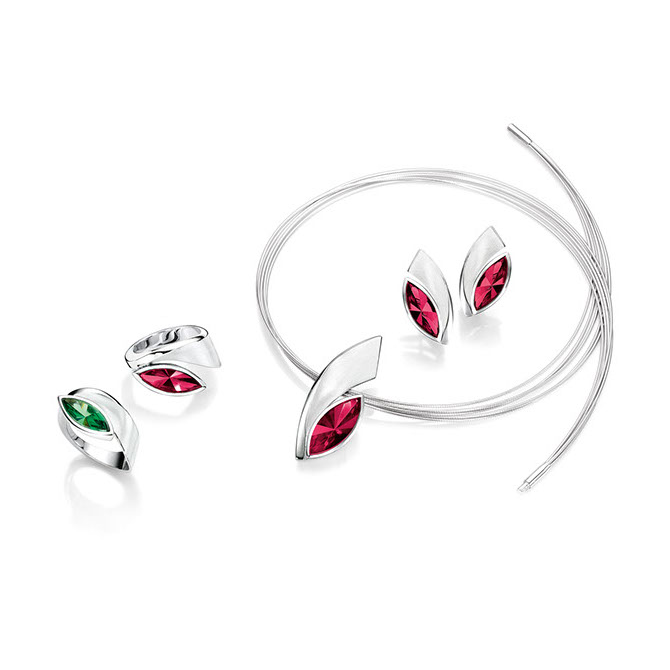 Cubiz Circonia ring earring and necklace 925 مصنع الجواهري الفضة الاسترليني