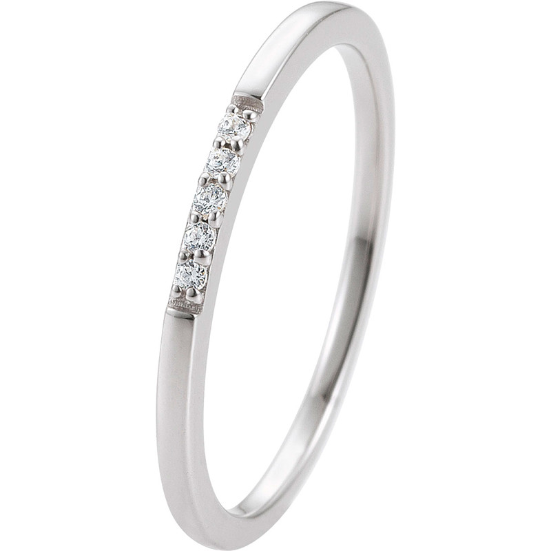 Fabricantes de joyas odm de anillo de plata esterlina con circonita cúbica