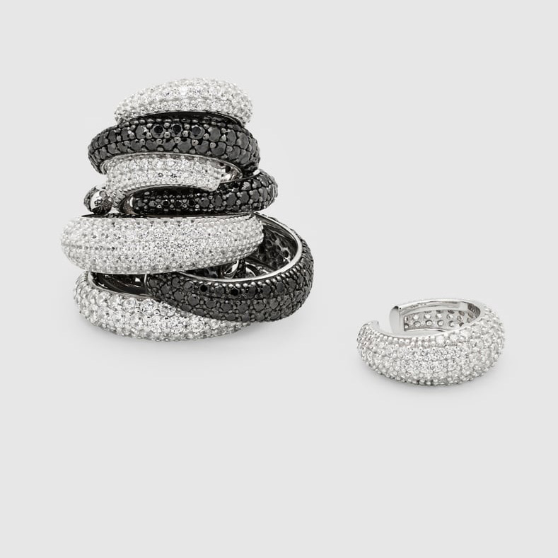 Cuffs black silver custom jewelry manufacturer