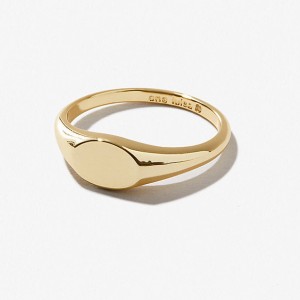 Cusotm wholesale ring vermeil 14K Gold On 925 sterling silver