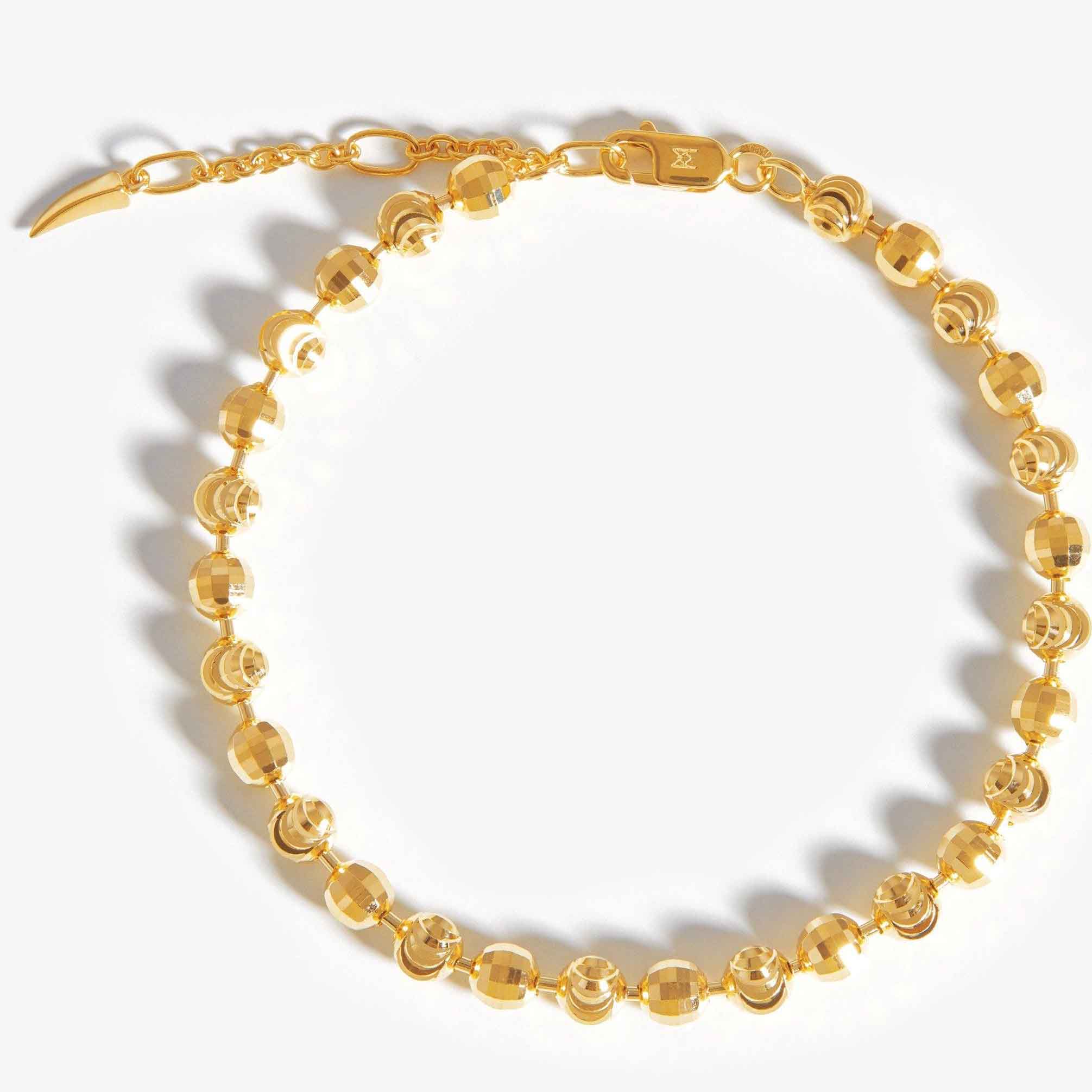 Cusotm wholesale silver bracelet vermeil 18k gold which has passed Quality Certification