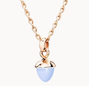 Custom 18K rose gold plated pendant