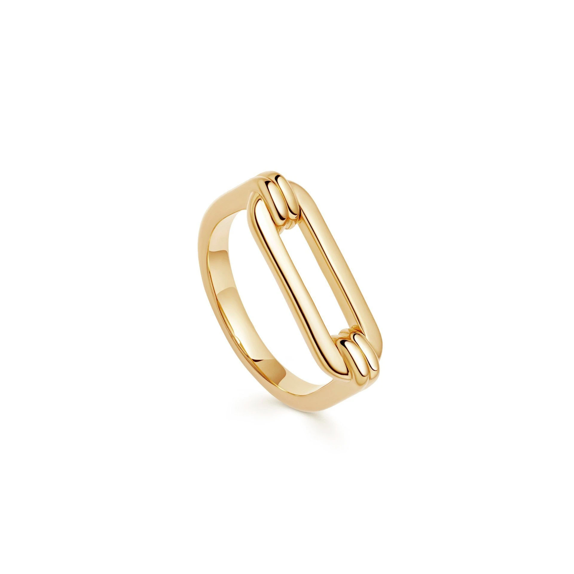 Wholesale Custom 18ct Gold Vermeil ring stack On Sterling Silver 20 years OEM/ODM Jewelry experience in OEM jewelry