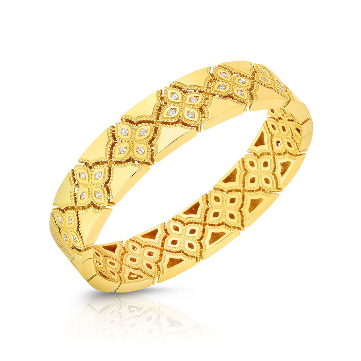 Wholesale Custom 18k gold bracelet made with your design jewelry OEM/ODM Jewelry supplier