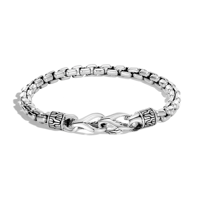 Bracelet à chaîne classique pour hommes, plaqué or 18 carats, personnalisé, en argent sterling, grossiste en bijoux OEM