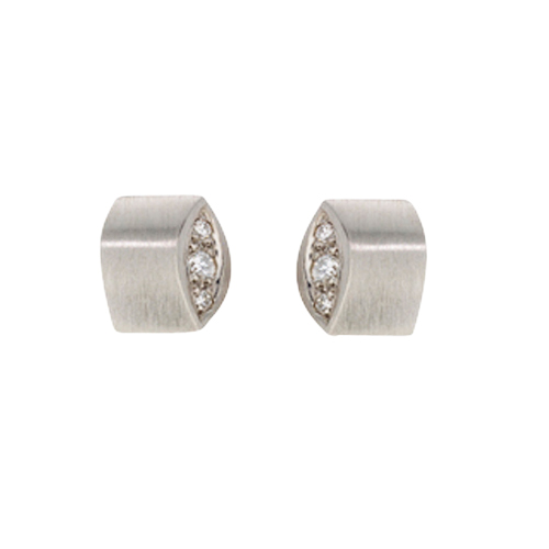Custom 925 Silver & CZ earrings Fashion 925 Silver Jewelry supplier