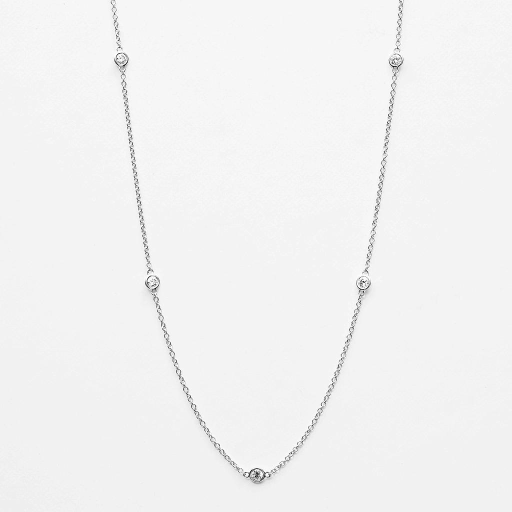 Lieferant von maßgeschneiderten langen Halsketten aus 925er Silber