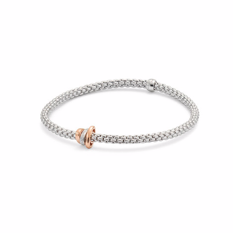 Groothandel Pasgemaakte 925 Sterling Silwer 18K Witgoud Vergulde OEM / ODM Juweliersware armband verskaffer