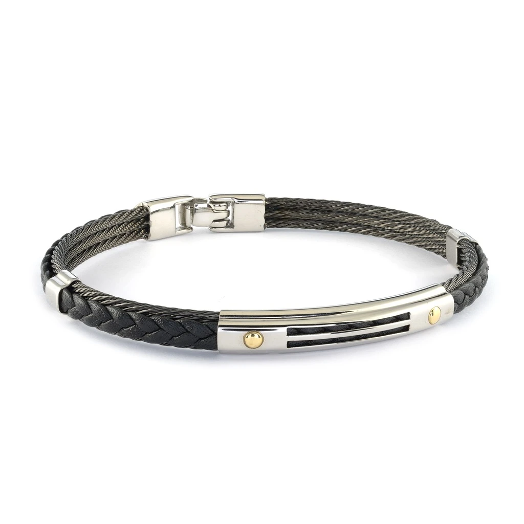 Wholesale Custom OEM/ODM Jewelry 925 silver Men’s Italian bracelet Jewelry OEM