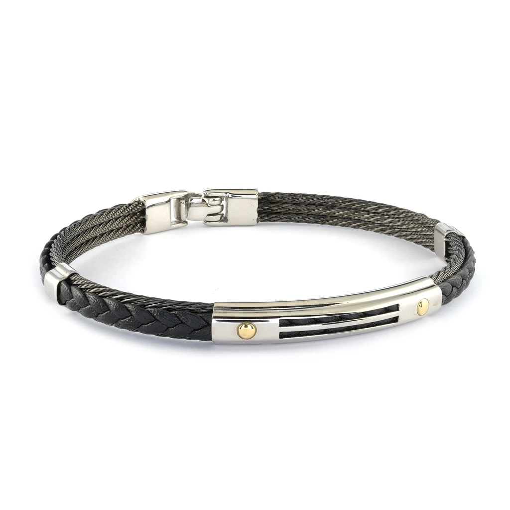 Atacado personalizado OEM/ODM joias 925 pulseira italiana masculina de prata joias OEM