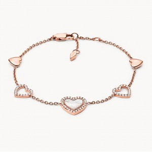 Bracelet personnalisé en argent 925 rempli de bijoux en or rose, collection exclusive