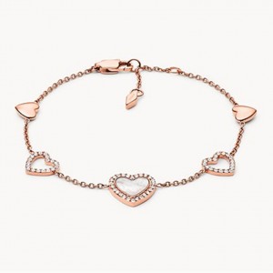 Pulsera personalizada de plata 925 rellena de oro rosa colección exclusiva de joyas