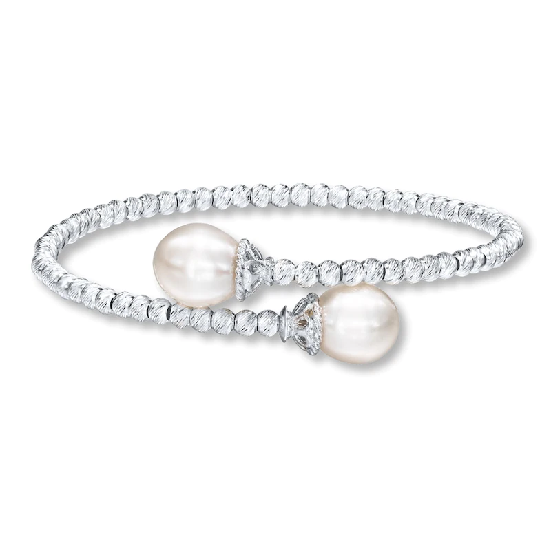 OEM/ODM Jewelry Custom Bangle Bracelet Pearls Sterling Silver OEM Jewelry Manufacturer