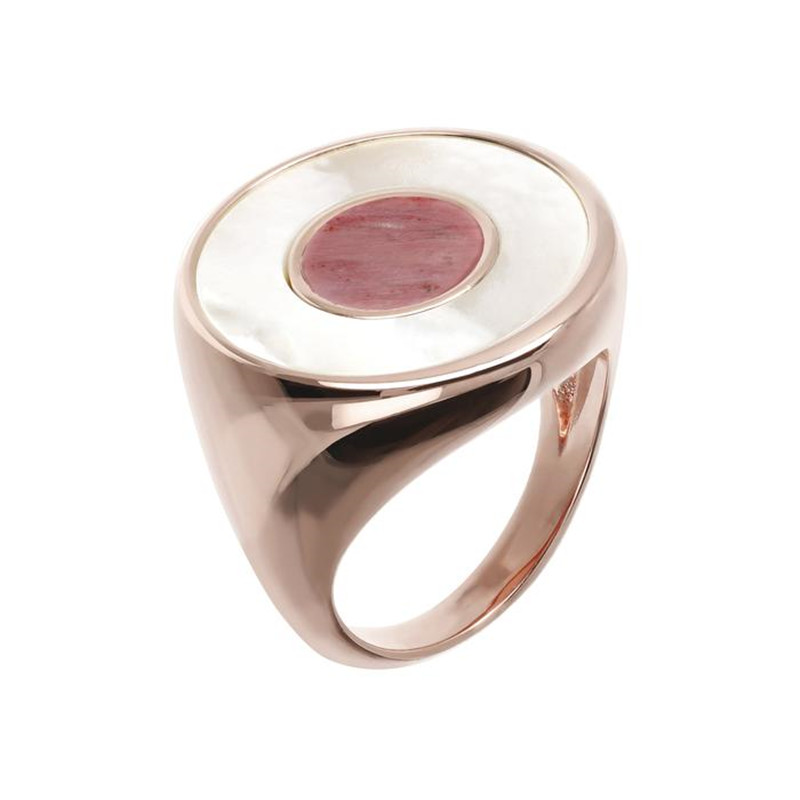 Custom Bicolor Chevalier Ring,Private label jewelry manufacturers wholesaler