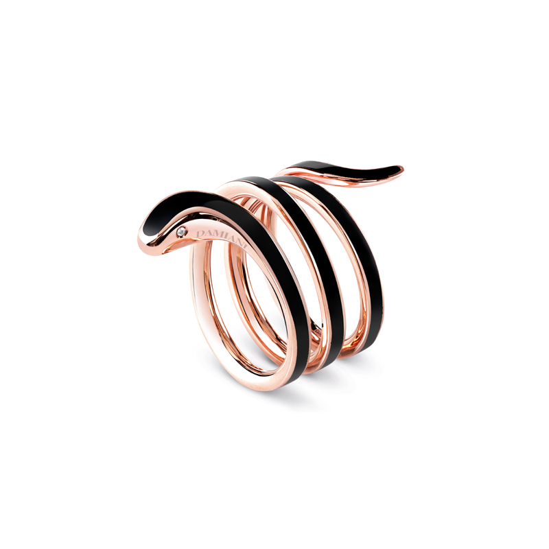 Bijoux OEM/ODM noirs personnalisés en céramique, bague plaquée or rose, fabricant de bijoux en argent 925, vente en gros