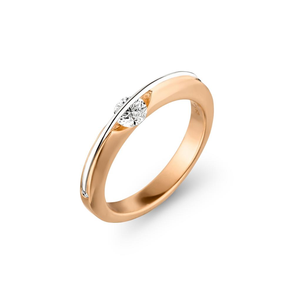 Velkoobchodní zakázkový CZ prsten ve 14k zlatě pokoveném Sterling OEM/ODM Jewelry Stříbrné šperky OEM