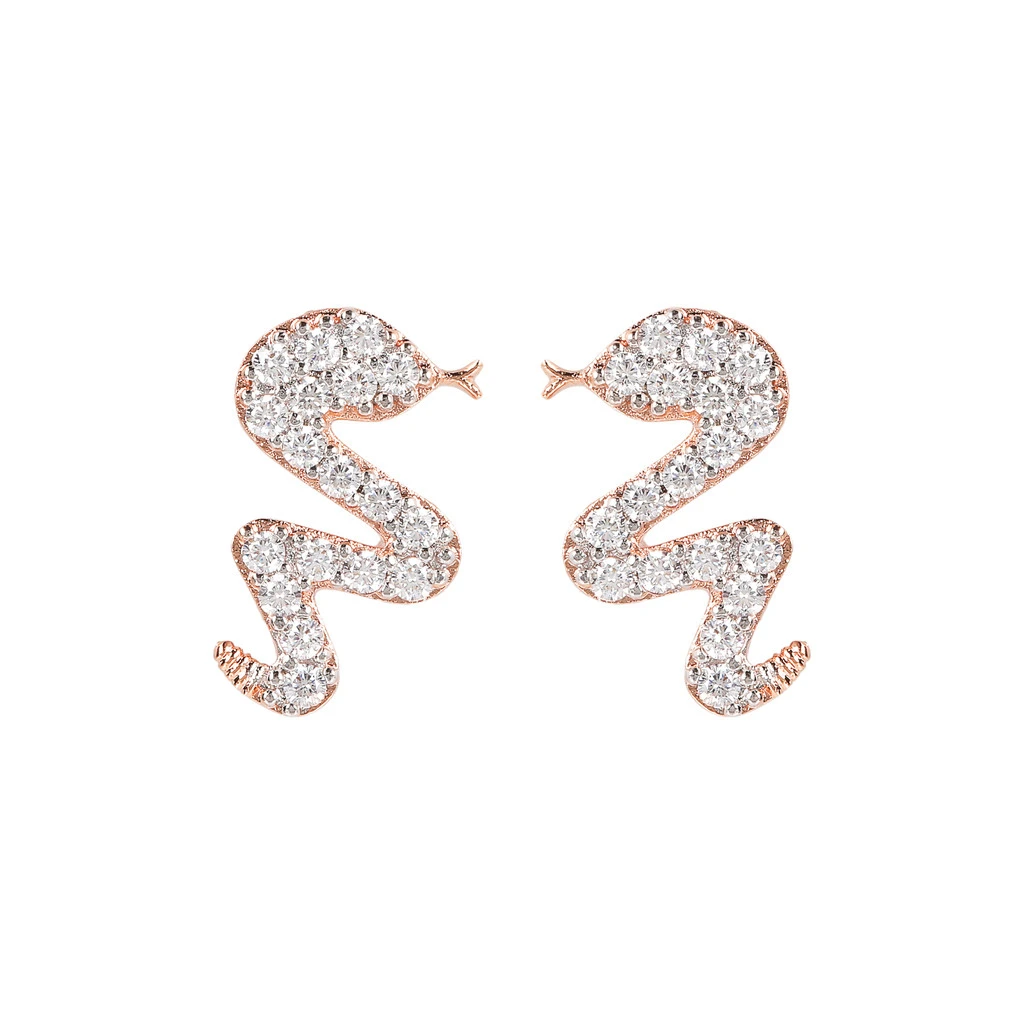 Wholesale Custom CZ silver earrings design fine OEM/ODM jewelry wholesaler suppliers
