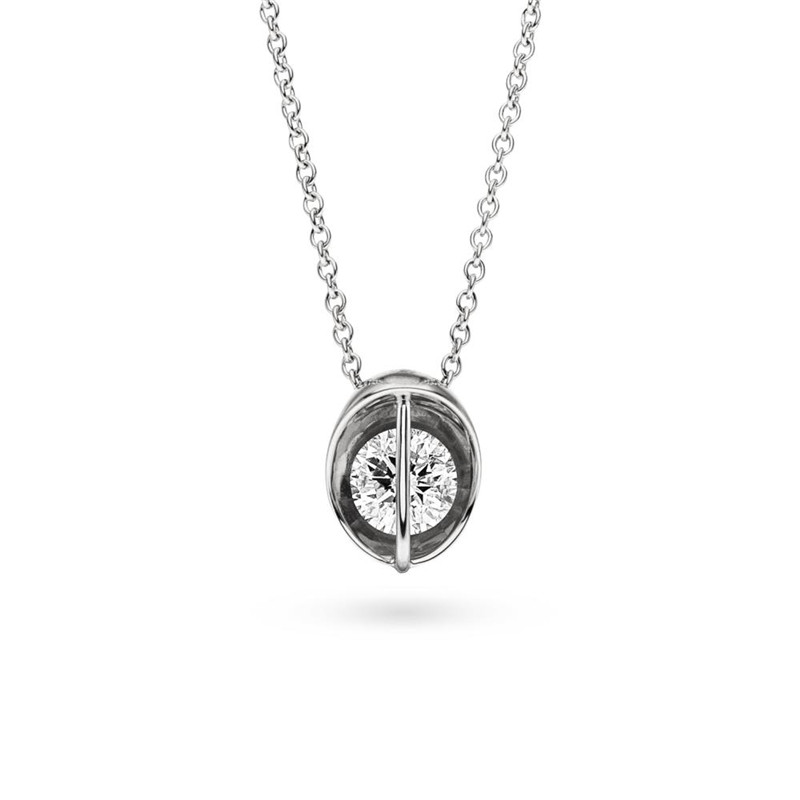 Custom CZ  sterling silver necklace for women manufacturers