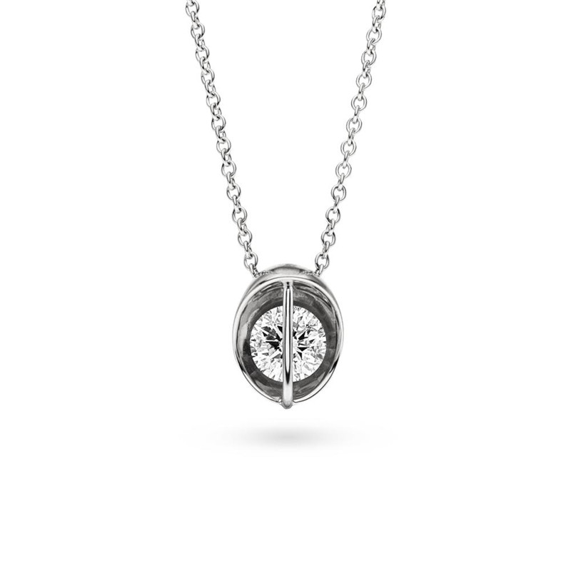 Collier en argent sterling CZ personnalisé pour les fabricants de femmes