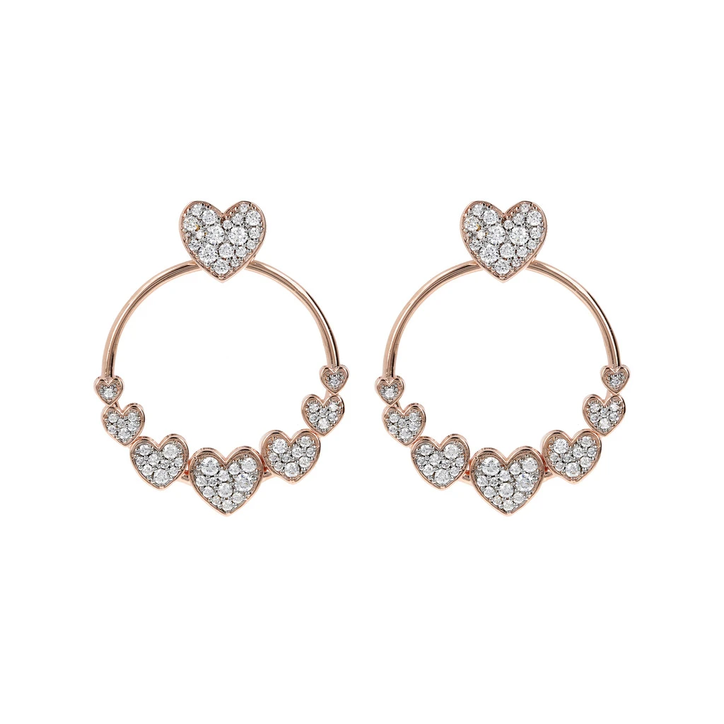 Wholesale OEM/ODM Jewelry Custom Cubic Zirconia  earrings design fine jewelry wholesaler suppliers