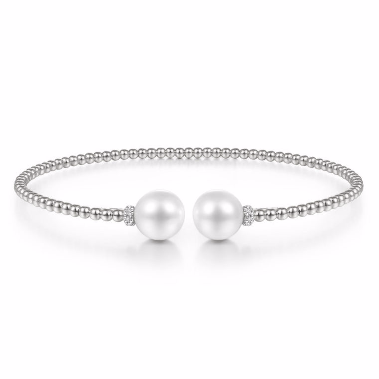 Custom Designed Sterling Silver OEM/ODM Jewelry Pearl Bracelet supplier